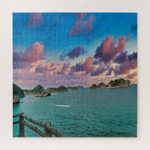 Cat Ba Vietnam Coastal Serenity Jigsaw Puzzle