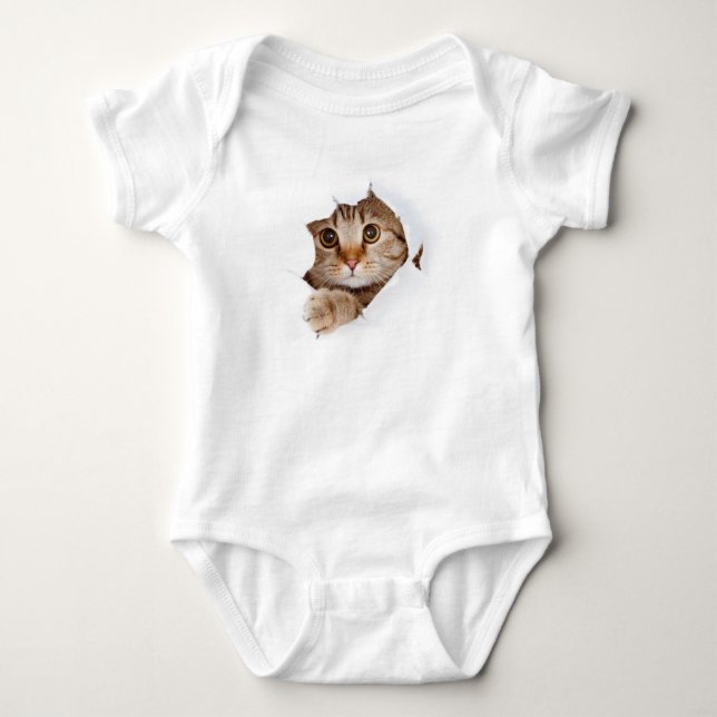 Cat Baby Bodysuit (Front)