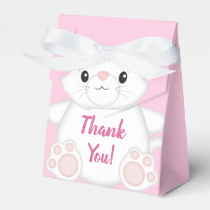 Cat Baby Shower Kitty Pink Favor Box