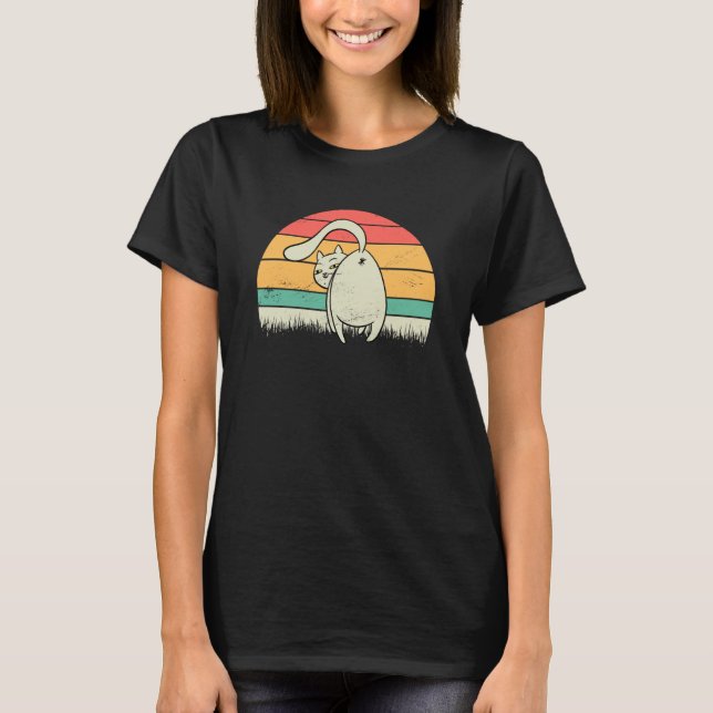 cat backside cat  kittens hangover T-Shirt (Front)