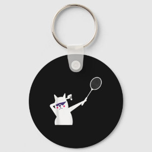 Cat Badminton Shuttle For Men Women Kids Keychain