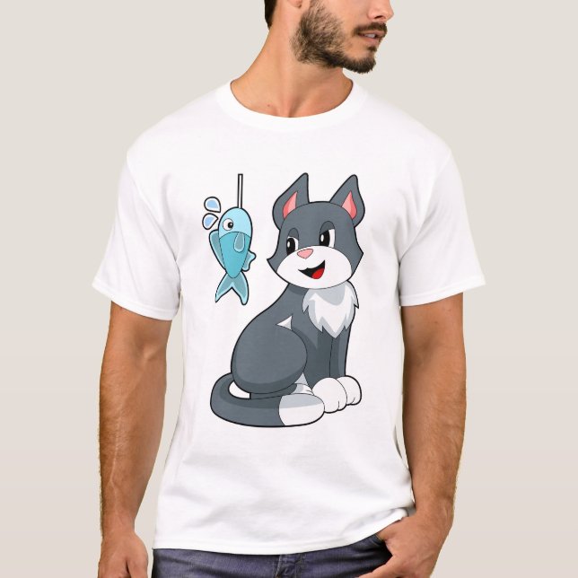 Cat Bait Fish T-Shirt (Front)