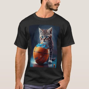 Cat Basketball Candy T-Shirt