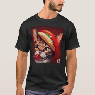 Cat Basketball Taco T-Shirt