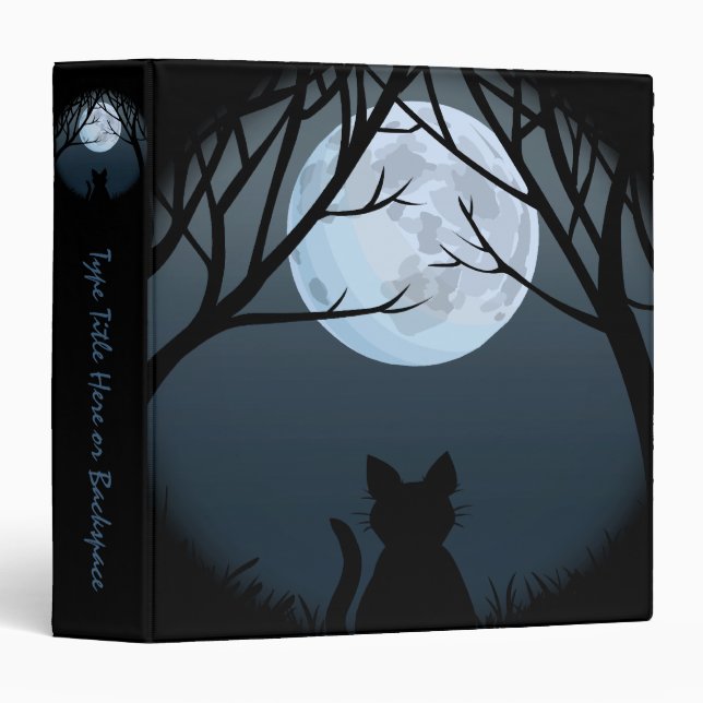 Cat Binder Cat Lover Photo Album Personalized Book (Front/Spine)