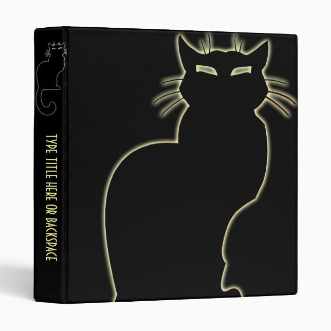 Cat Binder Cat Lover Photo Album Personalized Book (Front/Spine)