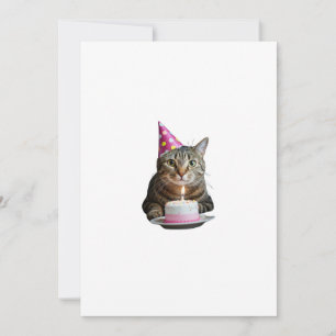 cat birthday invitation