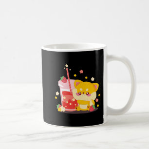 Cat Boba Tea Bubble Tea Anime Kawaii Neko for Girl Coffee Mug