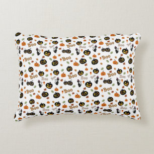 Cat Boo Halloween Accent Pillow