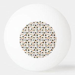 Cat Boo Halloween Ping Pong Ball