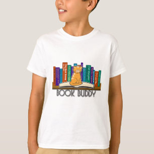 Cat Book Buddy Sweatshirt T-Shirt