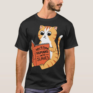 Cat book slaves T-Shirt