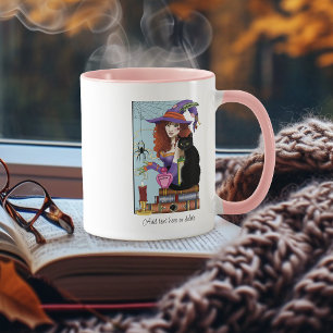 Cat Books Witch Potions Mug