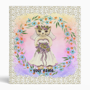 Cat Bride binder