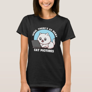 Cat Browsing the Internet T-Shirt