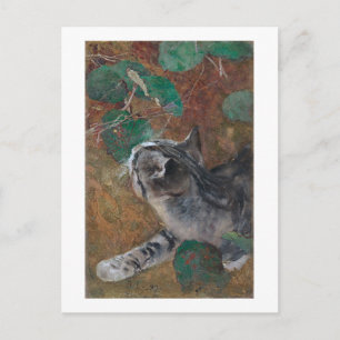 Cat, Bruno Liljefors Postcard