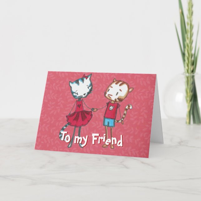 Cat Buddies Card (Front)
