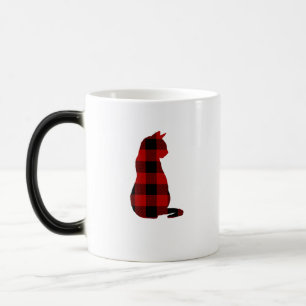 Cat Buffalo Check Pattern Mug