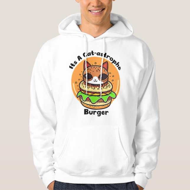 Cat Burger 1 Hoodie (Front)