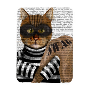 Cat Burglar Magnet