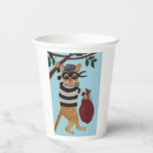 Cat Burglar Paper Cups