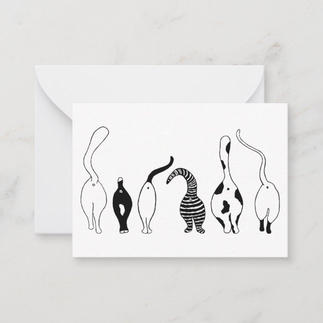Cat Butts Card (Front)