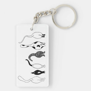 Cat Butts Keychain