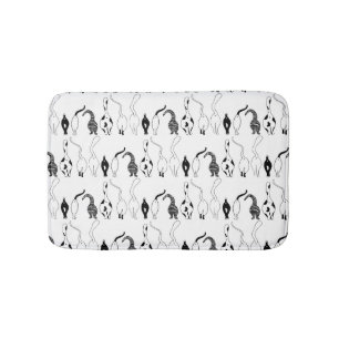 Cat Butts Pattern Bath Mat