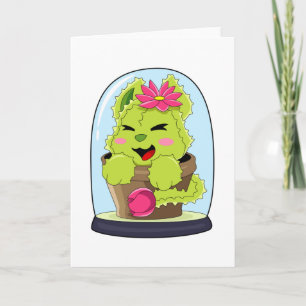 Cat Cactus Card