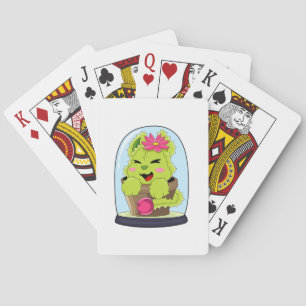 Cat Cactus Playing Cards