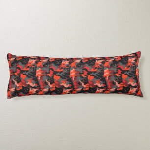 Cat Camouflage Botanical Room Makeover Floral Preg Body Pillow