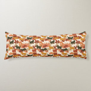 Cat Camouflage Floral Apartment Decor Luxury Pregn Body Pillow