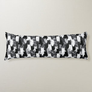 Cat Camouflage Print Farmhouse Decor Garden Inspir Body Pillow