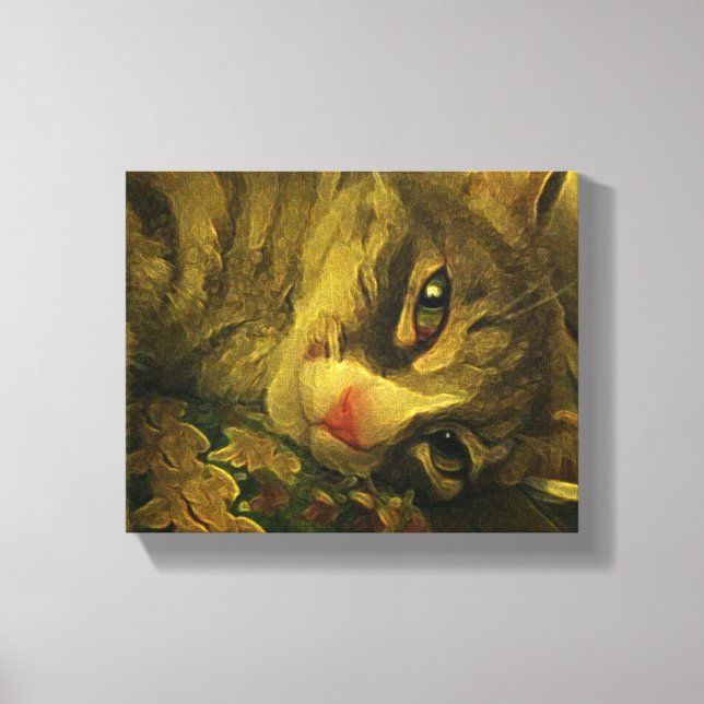 Cat Canvas Print (Front)