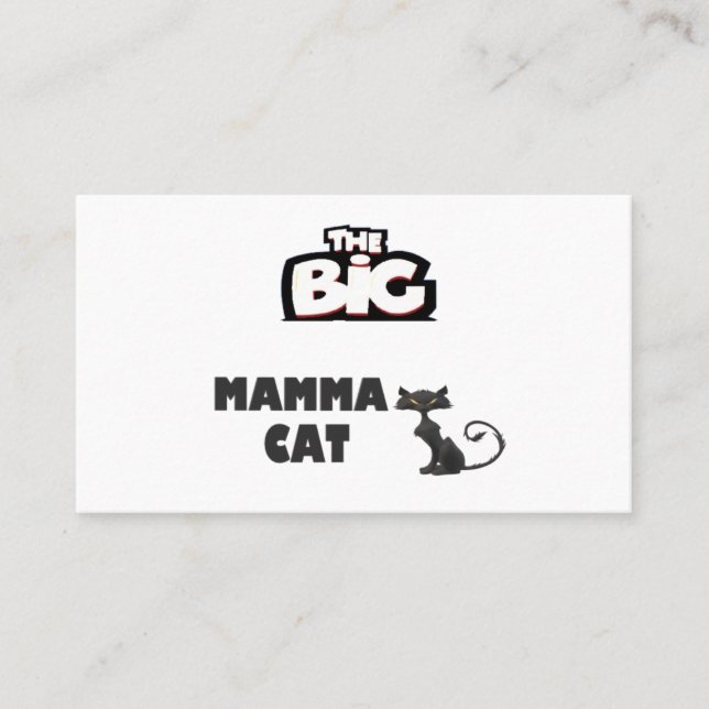 Cat cards black and white design (Front)