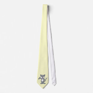 Cat Cartoon Tie