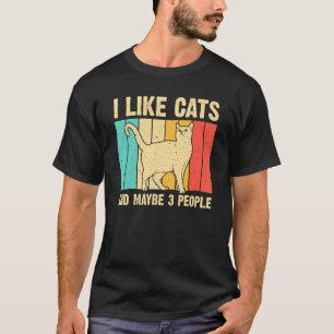 Cat Cat For Men Women Animal Introvert T-Shirt