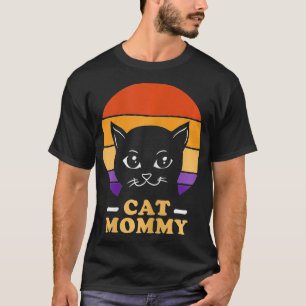 Cat cat mommy kitty love Design T-Shirt