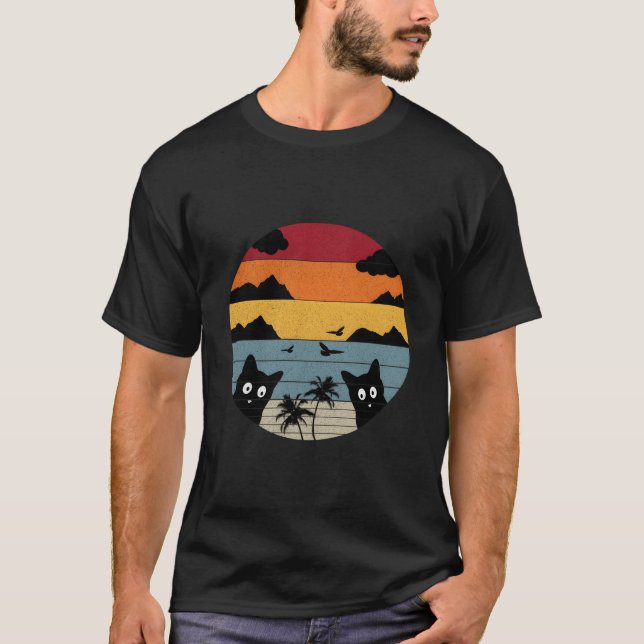 Cat Cat Style Kitty Cats T-Shirt (Front)