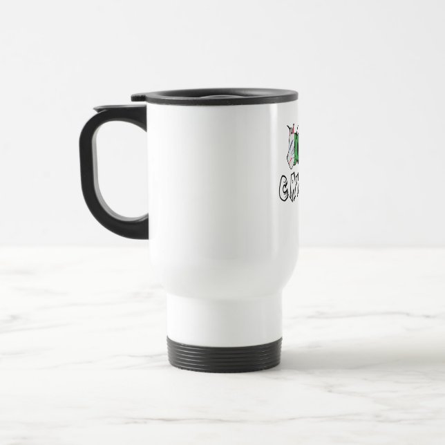 Cat Caterpillar Travel Mug (Left)