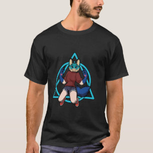 Cat Catkin Theta Delta Alter Kin Otherkin Therian T-Shirt