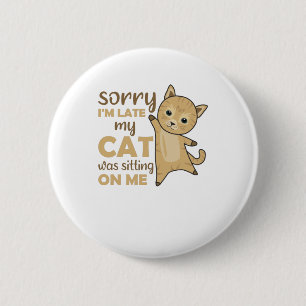 Cat Cats Kittens Funny Saying Cute Animals 2 Inch Round Button