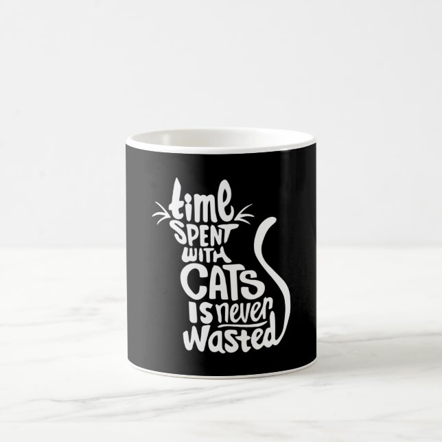 Cat Cats Pet Cat Lover Kitten Cute Funny Gift Idea Coffee Mug (Center)