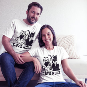 CAT CATS RULE T-SHIRTS