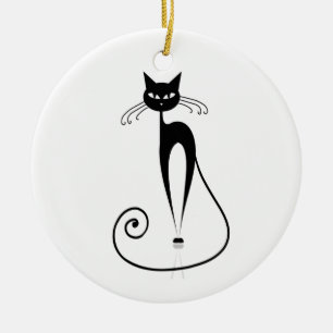 CAT CERAMIC ORNAMENT