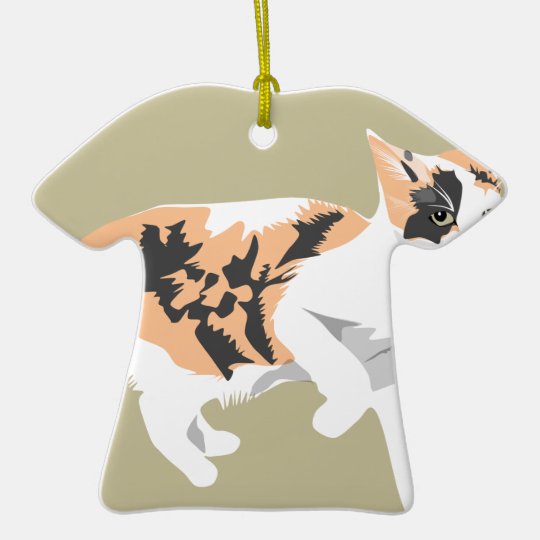 Cat Ceramic Ornament