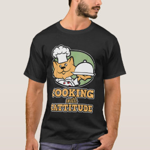 Cat Chef Cook Shirt For Men Cooking With Cattitud