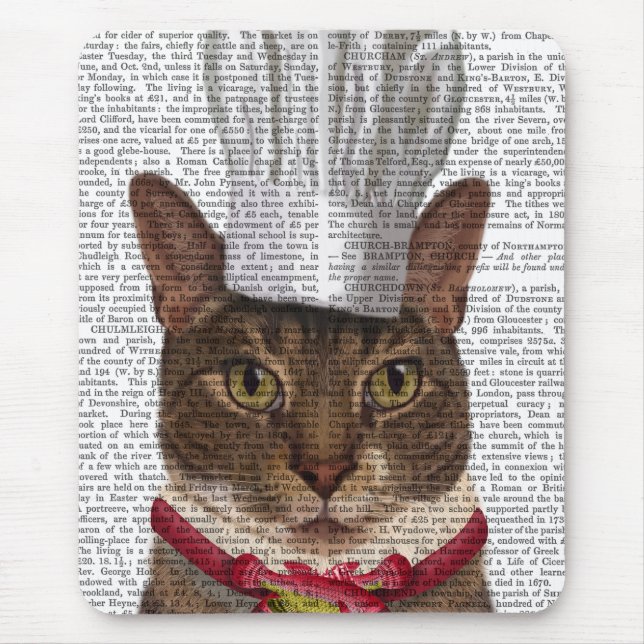 Cat Chef Mouse Pad (Front)