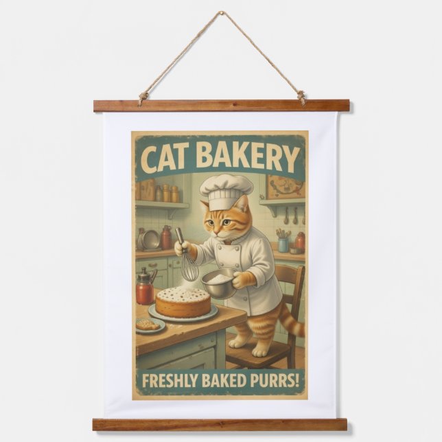 Cat Chef Poster Wall Art (Front)