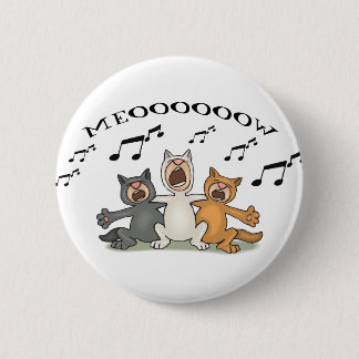 Cat Choir 2 Inch Round Button